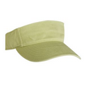 Laundered Chino Twill Visor with Hook and Loop Closure (Pistachio Green)